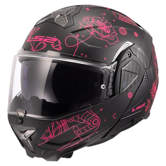LS2 Advant II Sophia Modular Motorcycle Helmet W/ SunShield