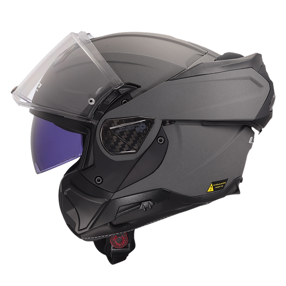 LS2 Advant II Solid Modular Motorcycle Helmet W/ SunShield