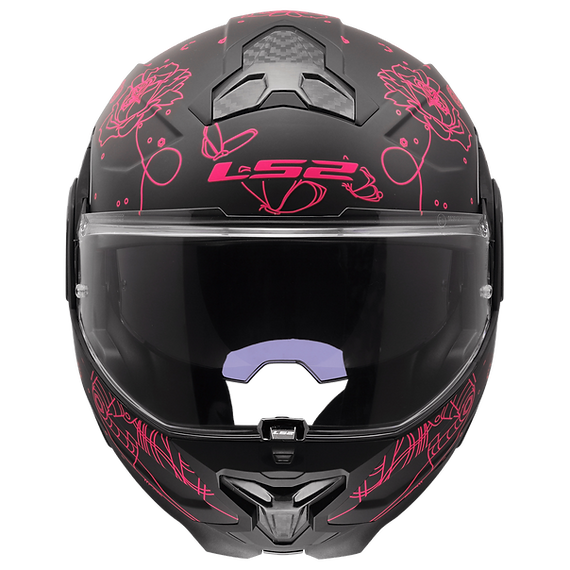LS2 Advant II Sophia Modular Motorcycle Helmet W/ SunShield