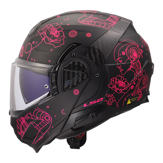 LS2 Advant II Sophia Modular Motorcycle Helmet W/ SunShield