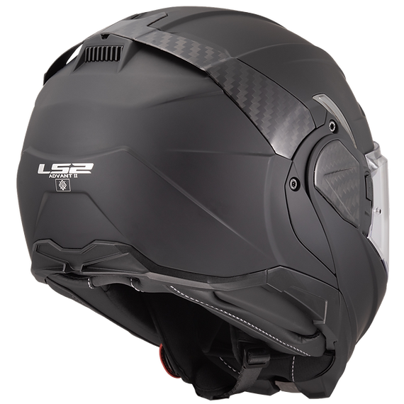 LS2 Advant II Solid Modular Motorcycle Helmet W/ SunShield