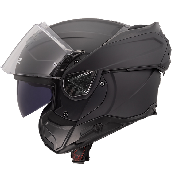 LS2 Advant II Solid Modular Motorcycle Helmet W/ SunShield