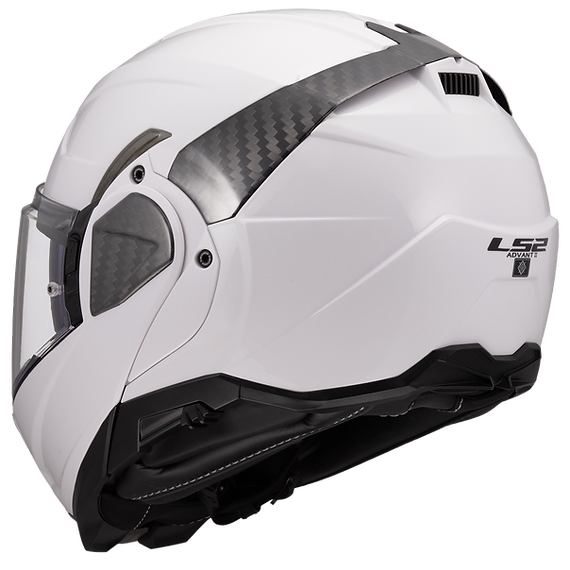 LS2 Advant II Solid Modular Motorcycle Helmet W/ SunShield