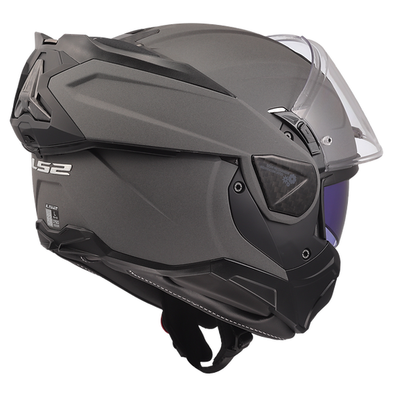 LS2 Advant II Solid Modular Motorcycle Helmet W/ SunShield