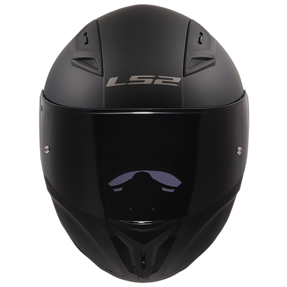LS2 Centric Solid Full Face Motorcycle Helmet W/Dark Smoke Shield