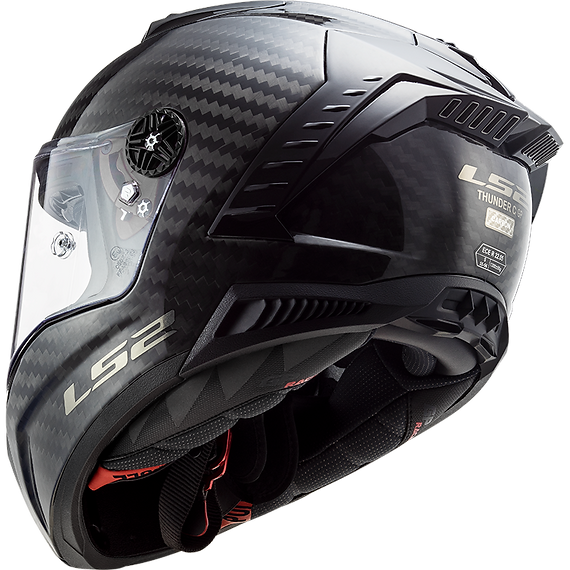LS2 Thunder Carbon Solid Full Face Motorcycle Helmet
