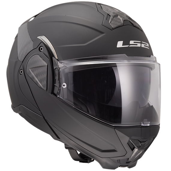 LS2 Advant II Solid Modular Motorcycle Helmet W/ SunShield