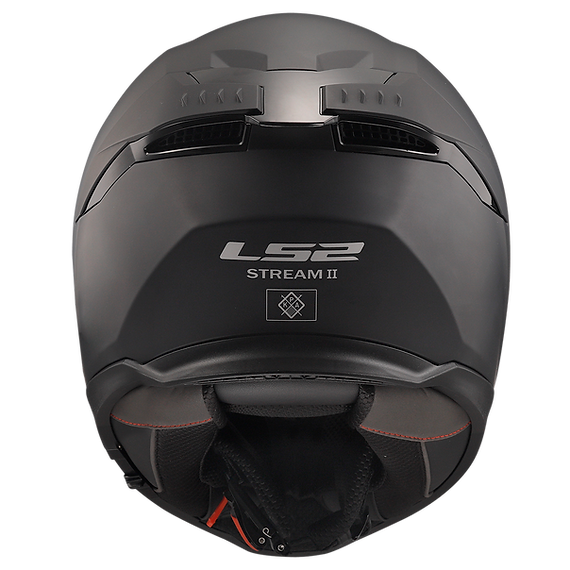LS2 Stream II Solid Full Face Motorcycle Helmet