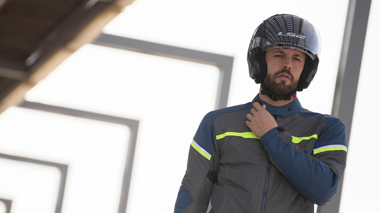 LS2 Copter Solid Open Face Motorcycle Helmet