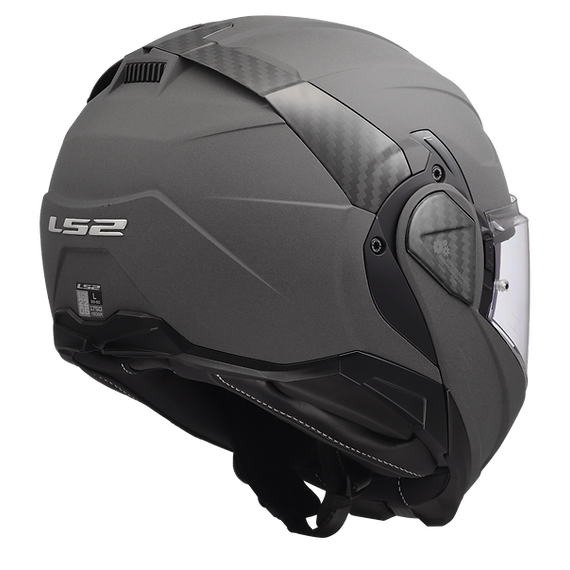 LS2 Advant II Solid Modular Motorcycle Helmet W/ SunShield