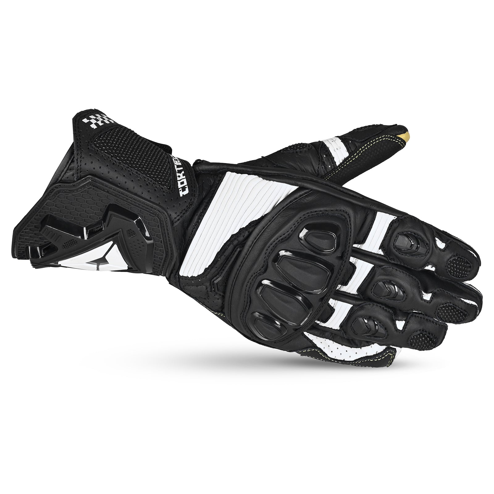 Cortech Men's Sector Pro RR Leather Motorcycle Gloves