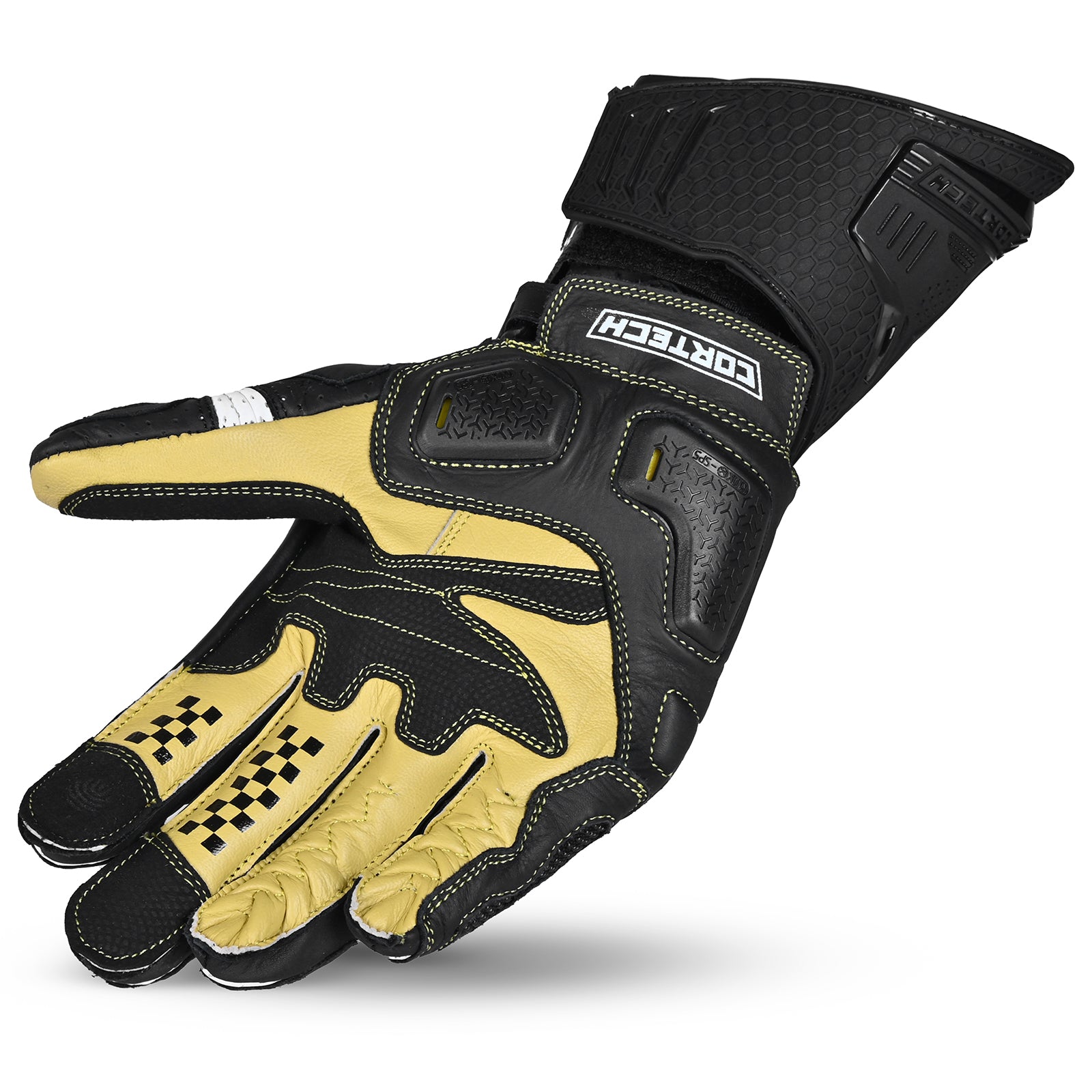 Cortech Men's Sector Pro RR Leather Motorcycle Gloves