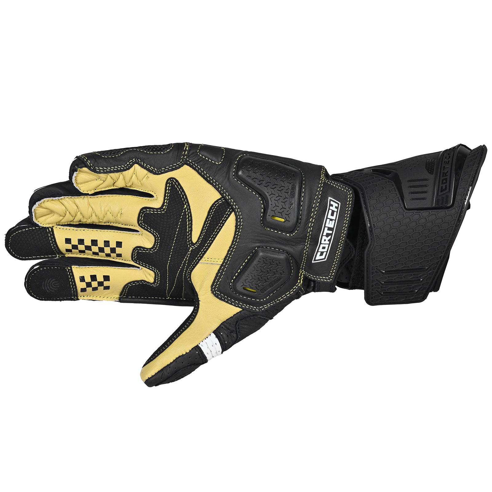 Cortech Men's Sector Pro RR Leather Motorcycle Gloves