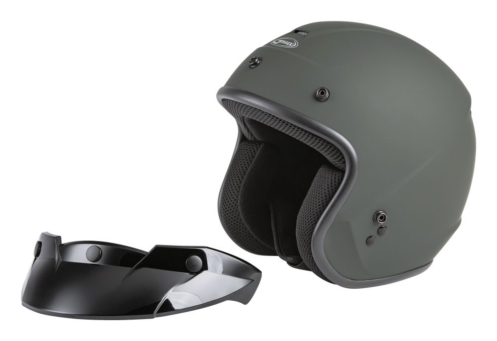 Gmax GM-32 Solid Open Face Motorcycle Helmet