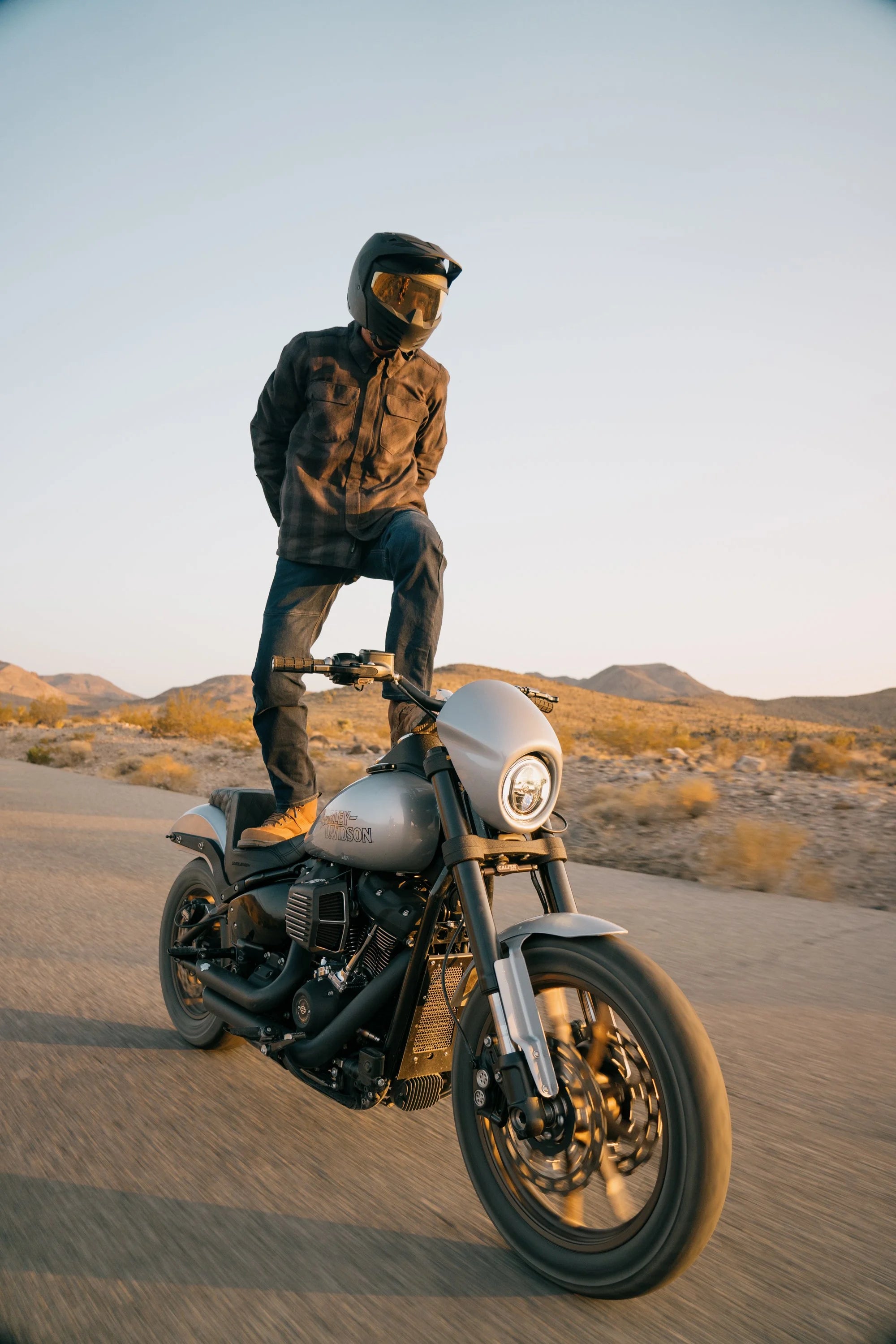 Icon Men's Fallblock Armored Motorcycle Flannel Shirt