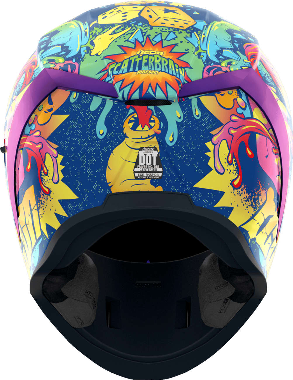 Icon Airform Scatterbrain Full Face Motorcycle Helmet Icon Airform Scatterbrain Full Face Motorcycle Helmet