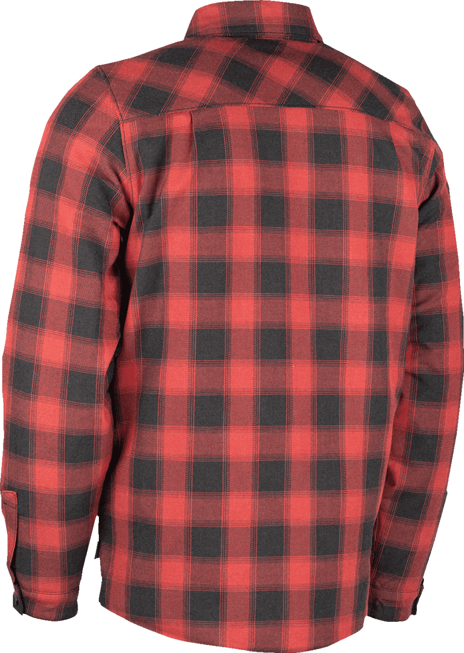 Icon Men's Fallblock Armored Motorcycle Flannel Shirt