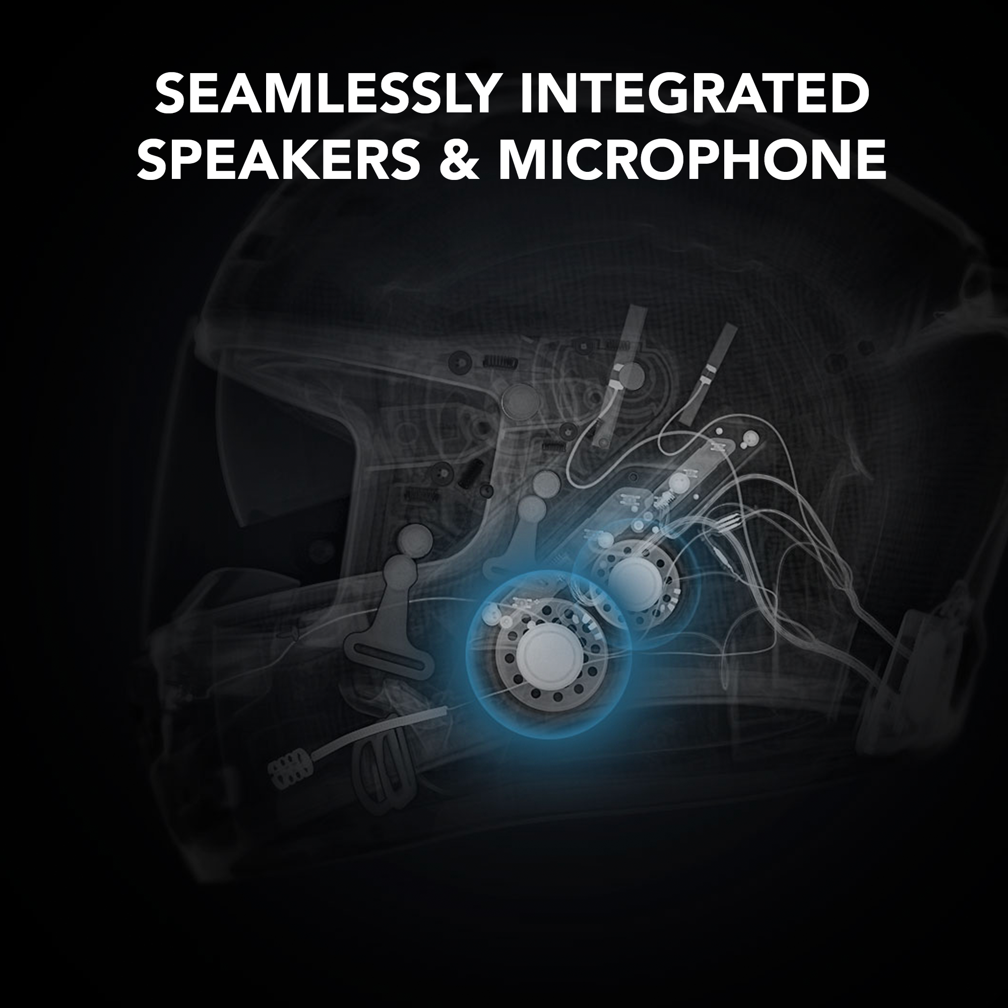 Sena Phantom Full Face Smart Motorcycle Bluetooth Helmet