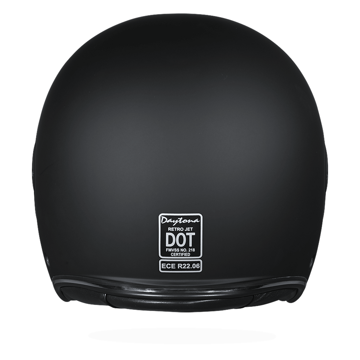 Daytona Retro Jet Solid Open Face Motorcycle Helmet