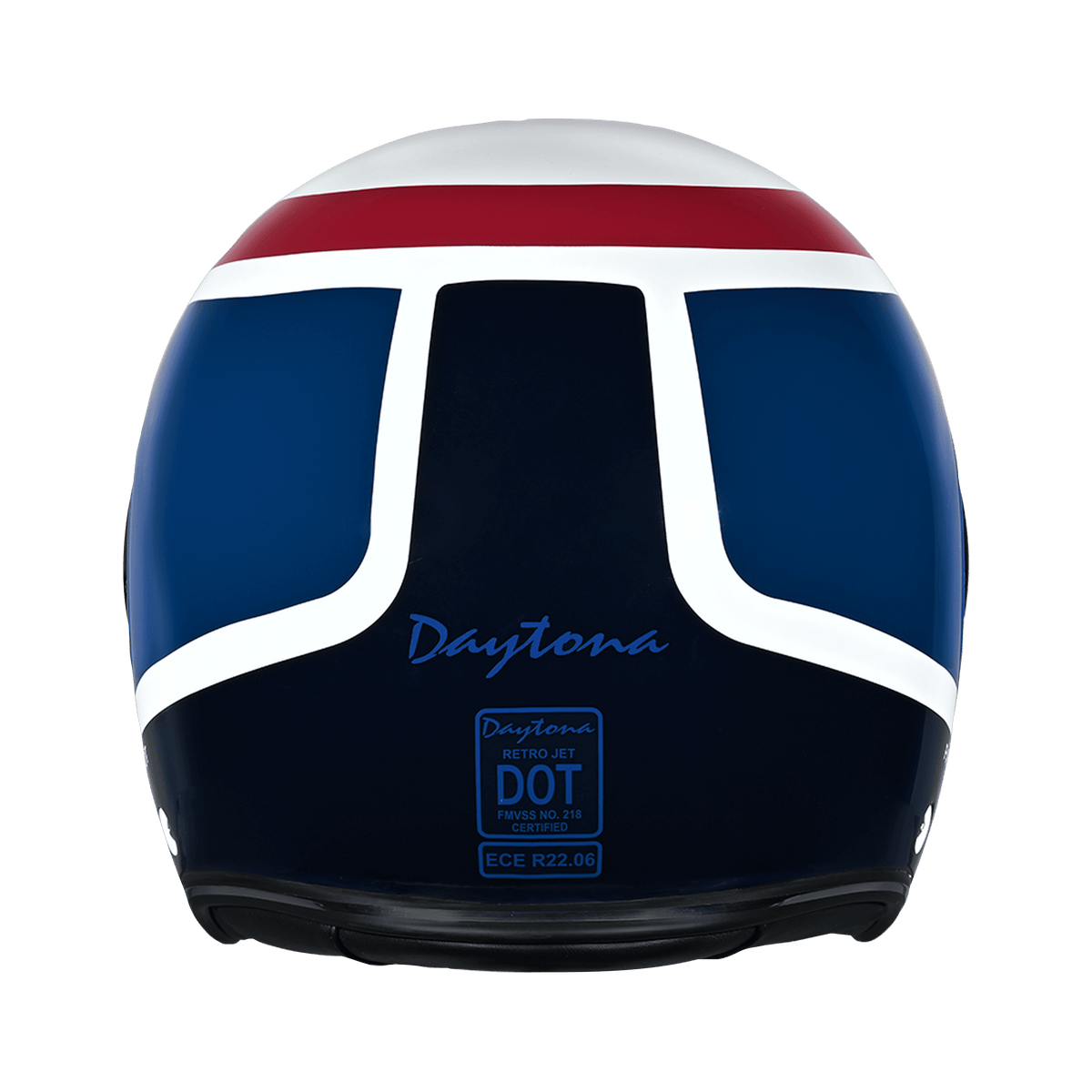 Daytona Retro Jet Patriot Open Face Motorcycle Helmet