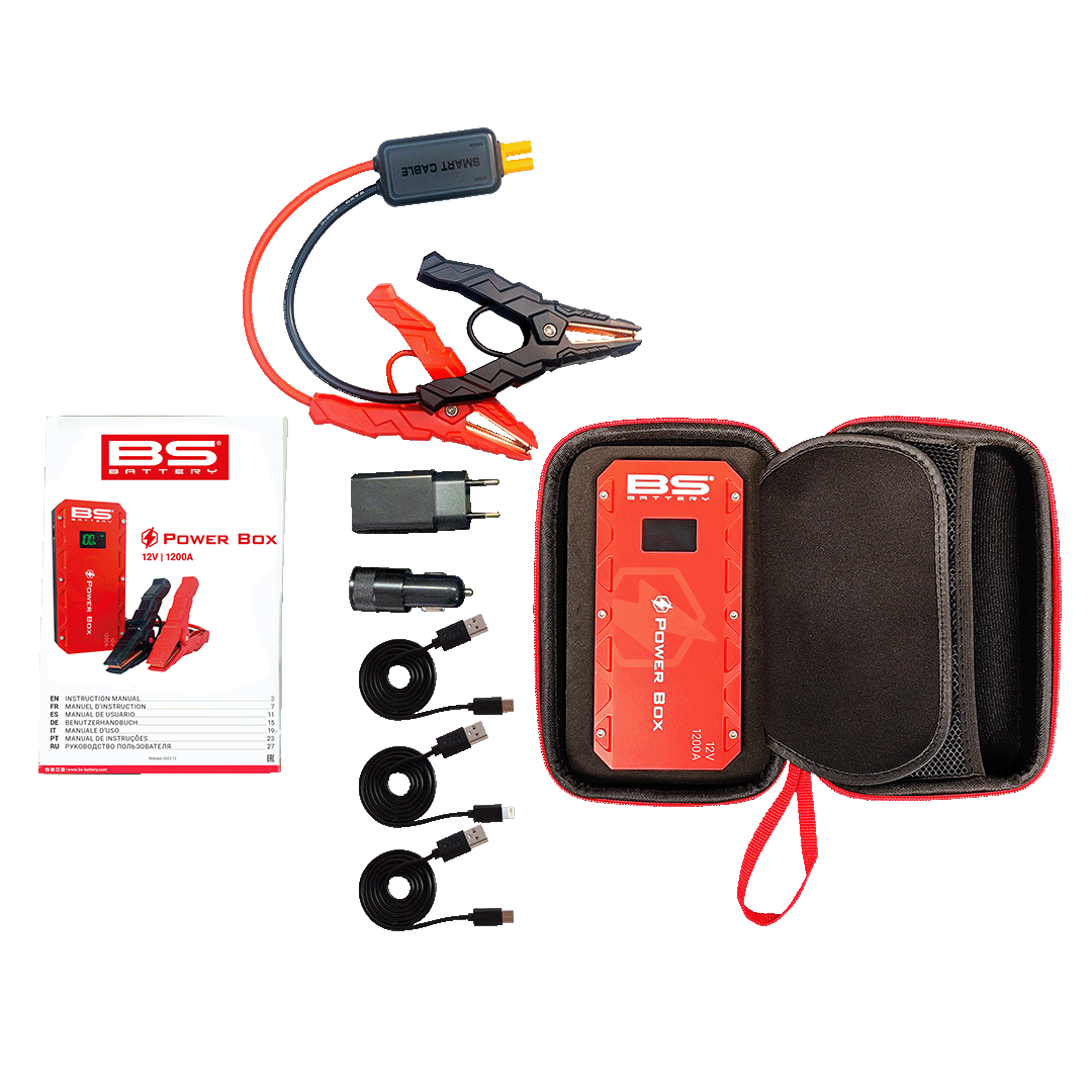 BS Battery PB-02 Jump Starter Booster Power Box