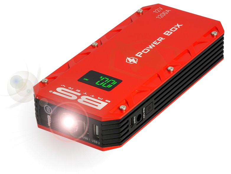 BS Battery PB-02 Jump Starter Booster Power Box