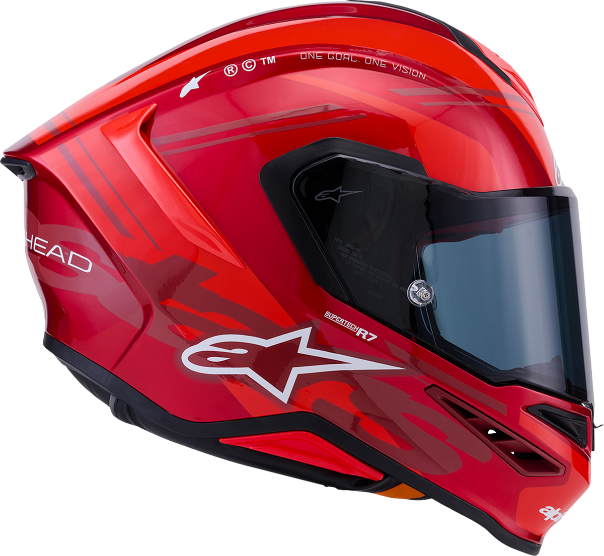 Alpinestars Supertech R7 A-Core Full Face Motorcycle Racing Helmet