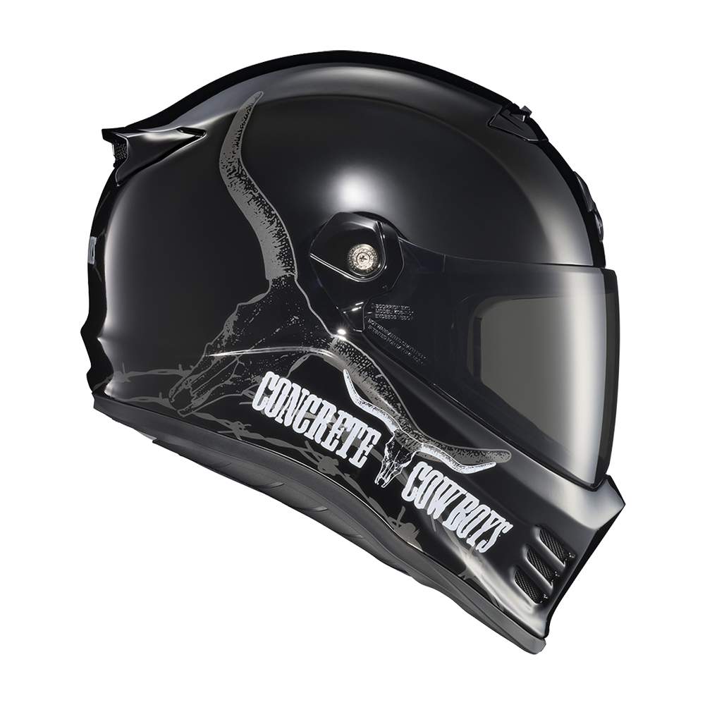 Scorpion EXO Covert FX Concrete Cowboys Full Face Motorcycle Helmet
