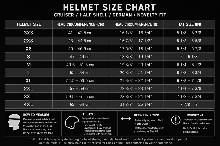 Daytona Cruiser Wild Soul Open Face Motorcycle Helmet