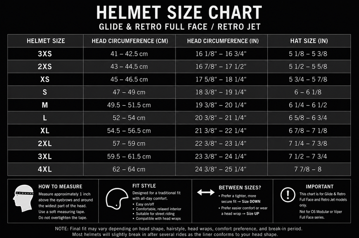 Daytona Retro Flames Full Face Motorcycle Helmet