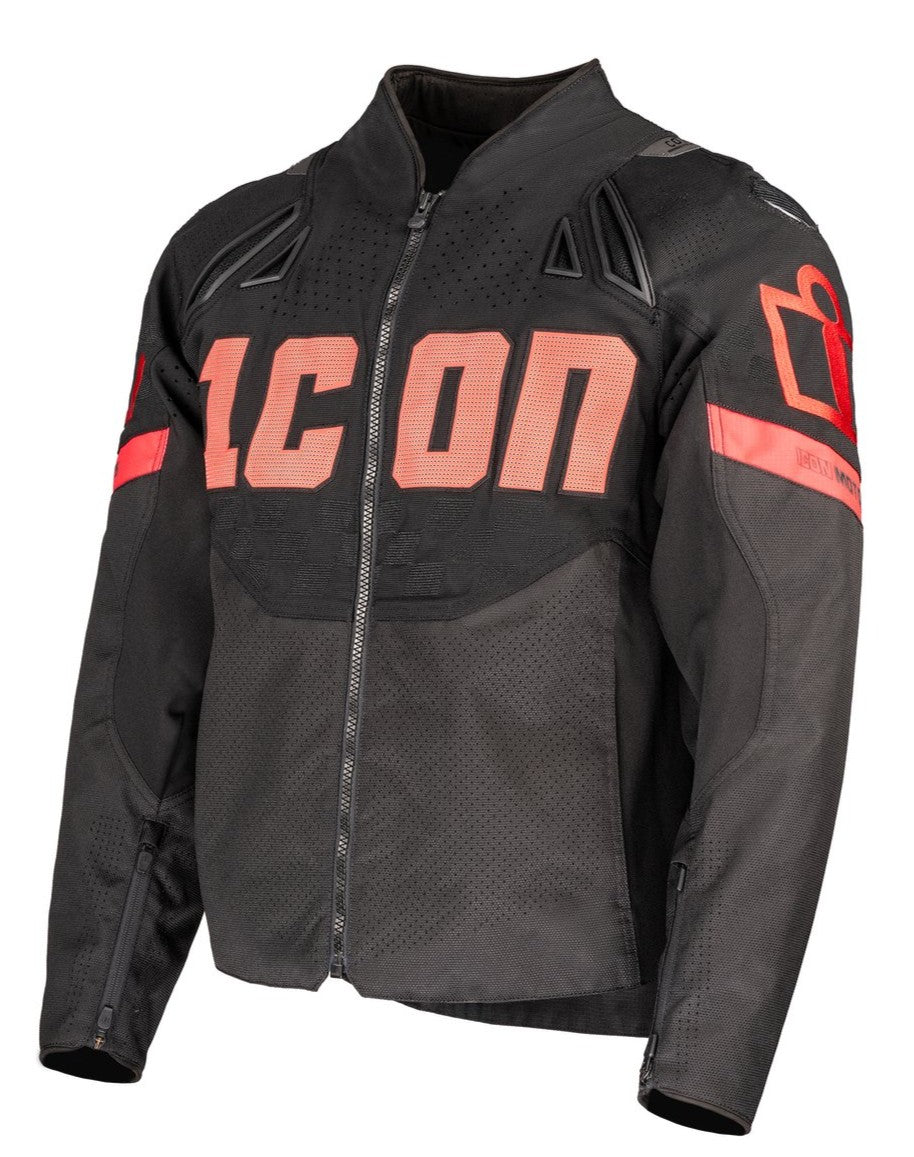 Icon Contra 3 Hero Men's Textile Motorcycle Jacket | Team Motorcycle