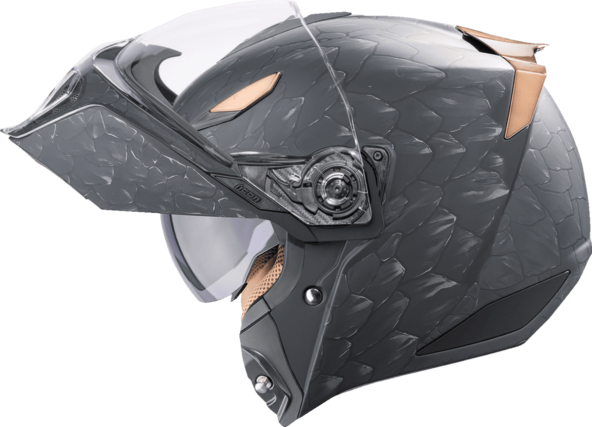 Icon Threshold Nocturnal 2 Modular Motorcycle Helmet