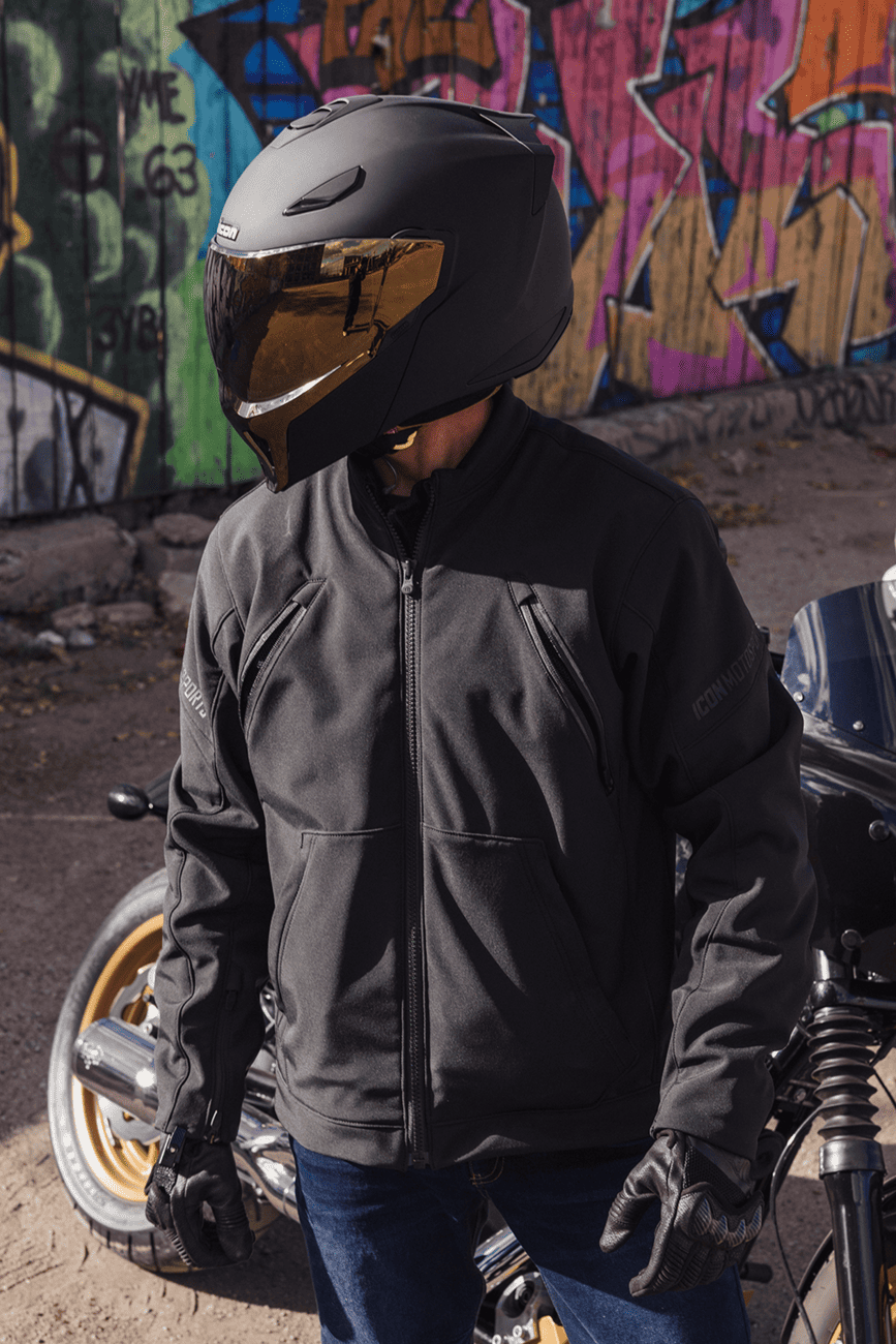 Icon Threshold Solid Modular Motorcycle Helmet