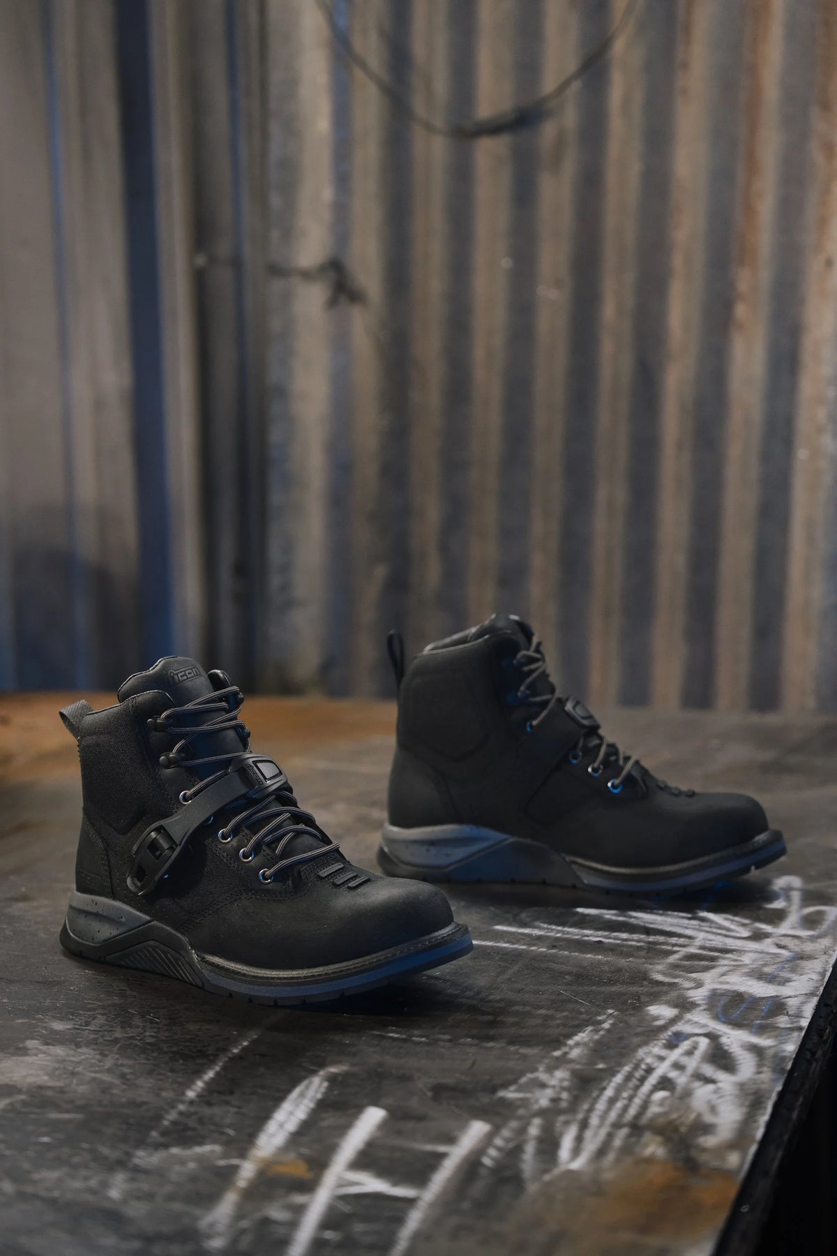 Icon Men's Superduty 6 Waterproof CE Motorcycle Riding Boots