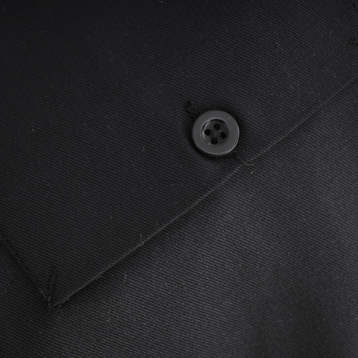 Vance Men's Black Button Up Mechanic Work Shirt w/ Front Pockets - detail pic 5