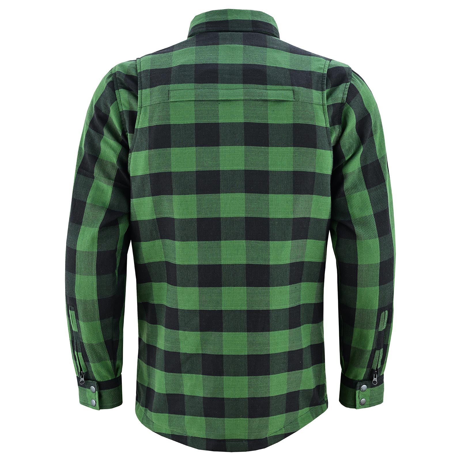 Mens Armored Motorcycle Flannel Shirt, Multiple Waterproof Storage Pockets CE Approved Armor Reinforced by Kevlar by Dupont Water Resistant