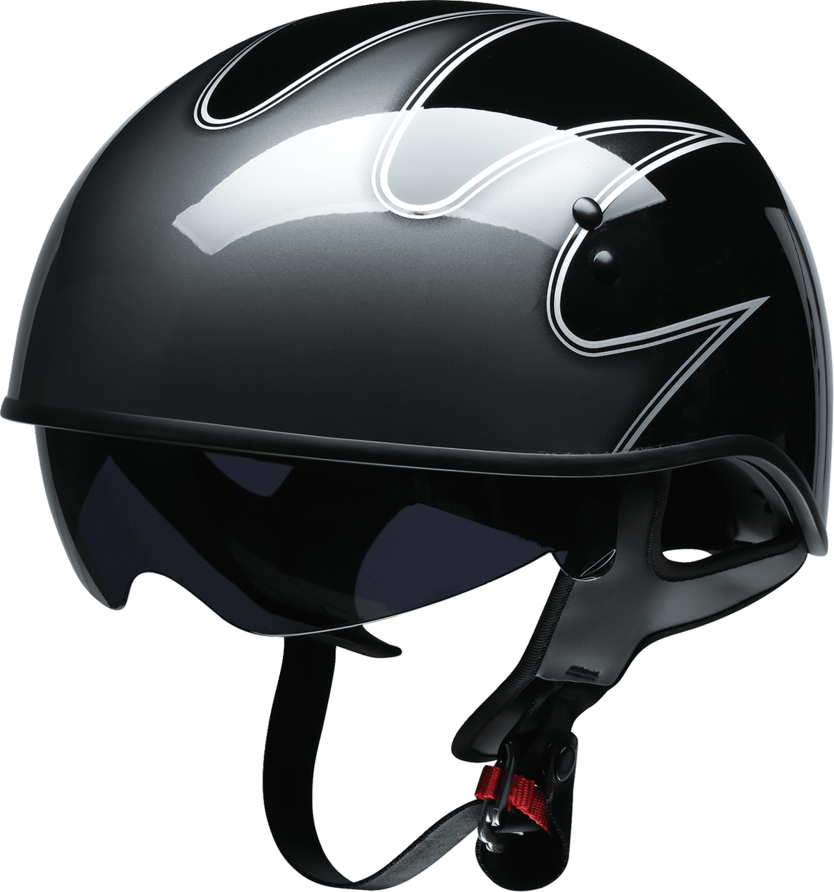 Z1R Vagrant Slash Half Face Motorcycle Helmet