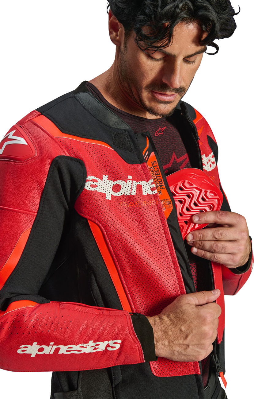 Alpinestars Men's GP Force v2 Leather Airflow Motorcycle Riding Jacket