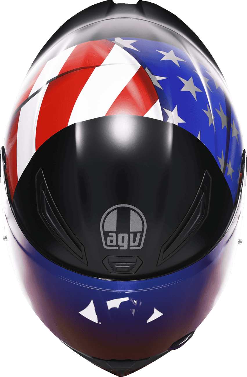 AGV - K1 S Us Flag Matt Black/red/blue AGV - K1 S Us Flag Matt Black/red/blue