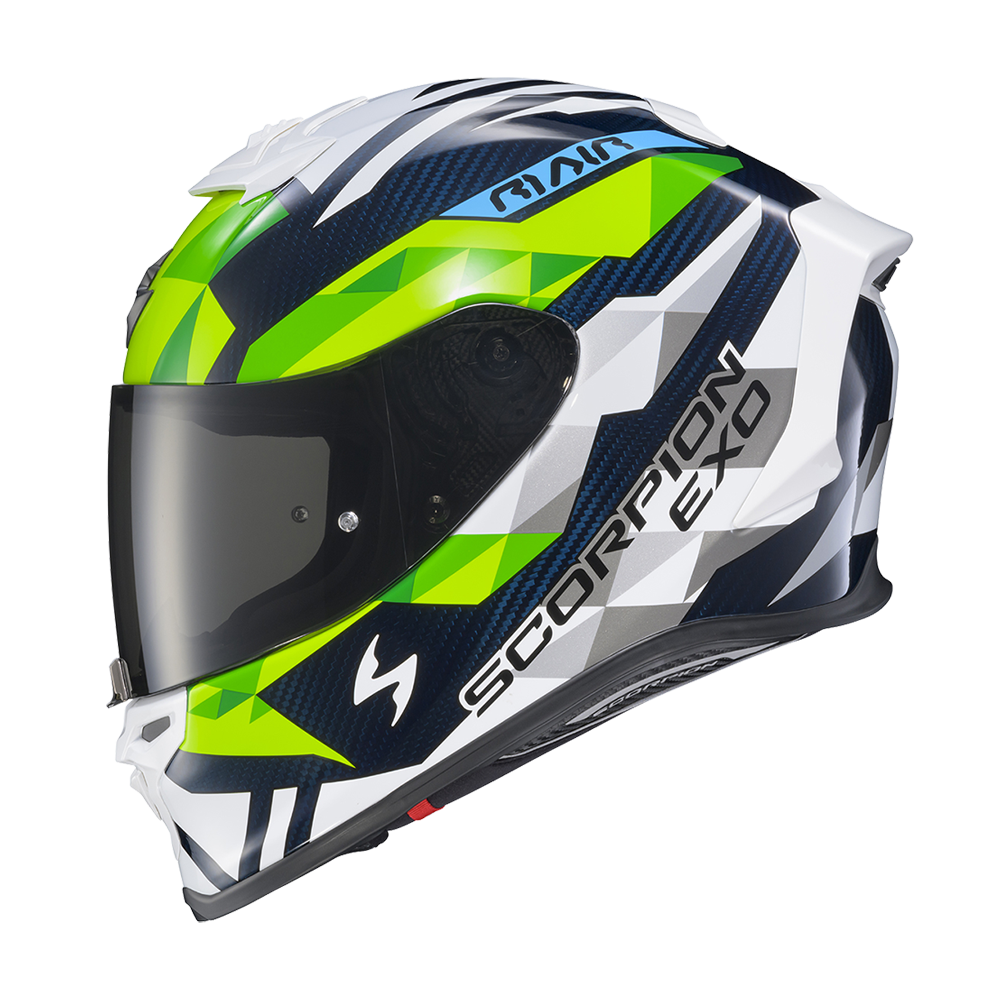 Scorpion EXO-R1 Air Carbon Rastor Full Face Motorcycle Helmet | TM Scorpion EXO-R1 Air Carbon Rastor Full Face Motorcycle Helmet | TM