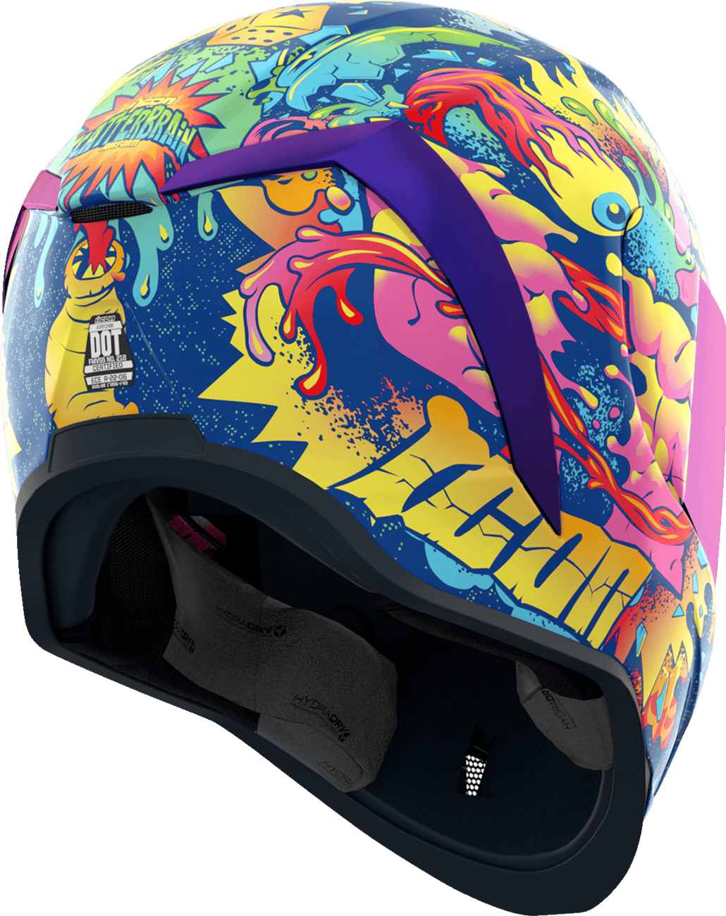 Icon Airform Scatterbrain Full Face Motorcycle Helmet - Team