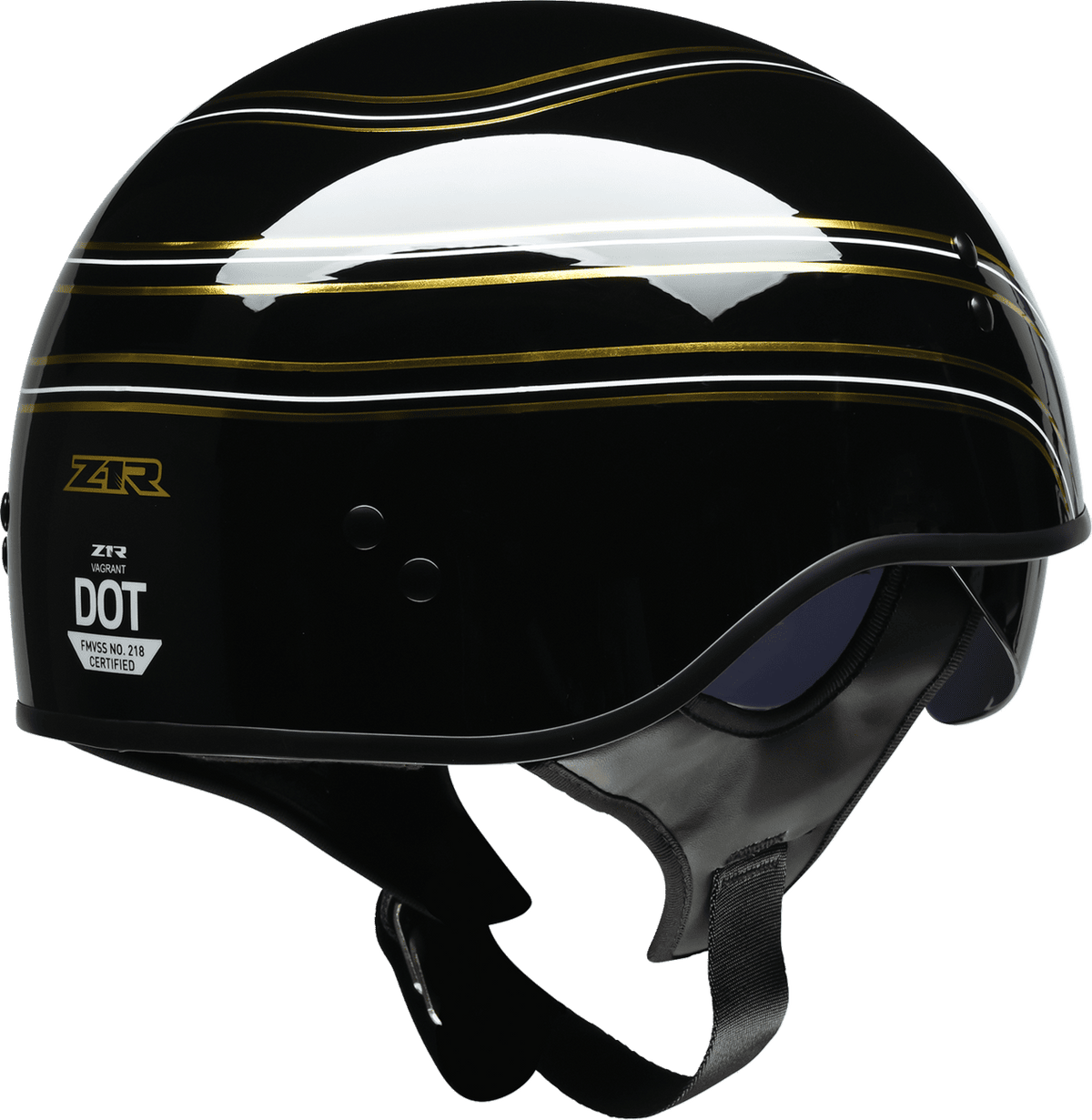Z1R Vagrant Varsity Half Face Motorcycle Helmet