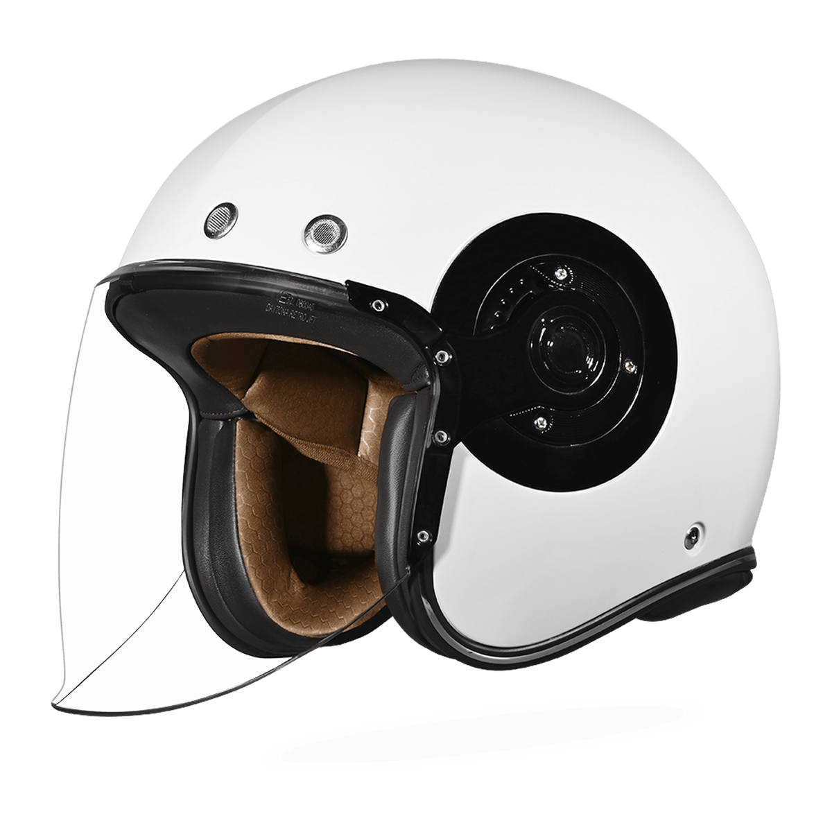 Daytona Retro Jet Solid Open Face Motorcycle Helmet