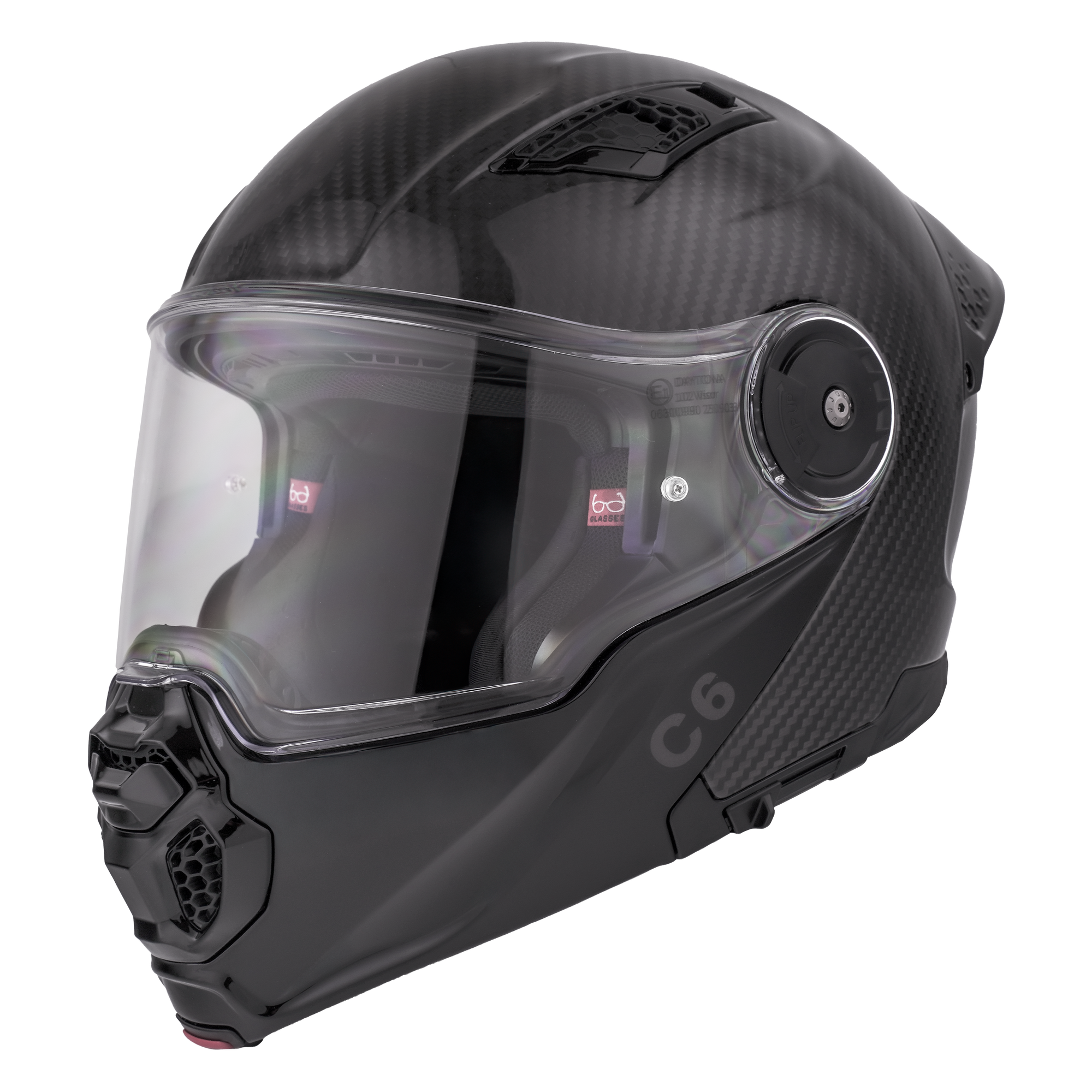 Daytona C6 Carbon Fiber Modular Motorcycle Helmet