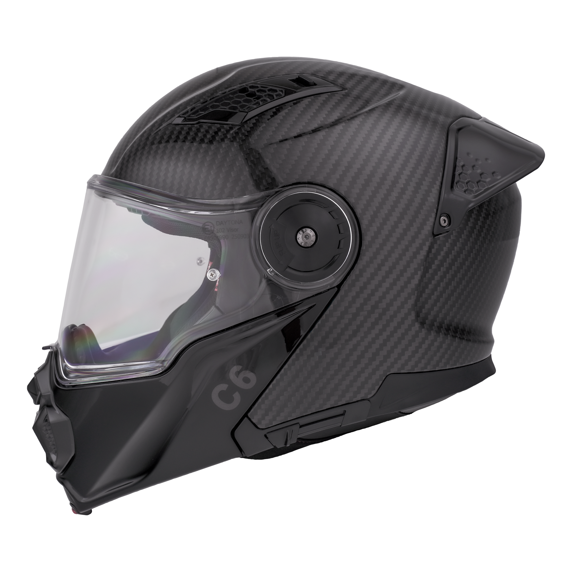 Daytona C6 Carbon Fiber Modular Motorcycle Helmet