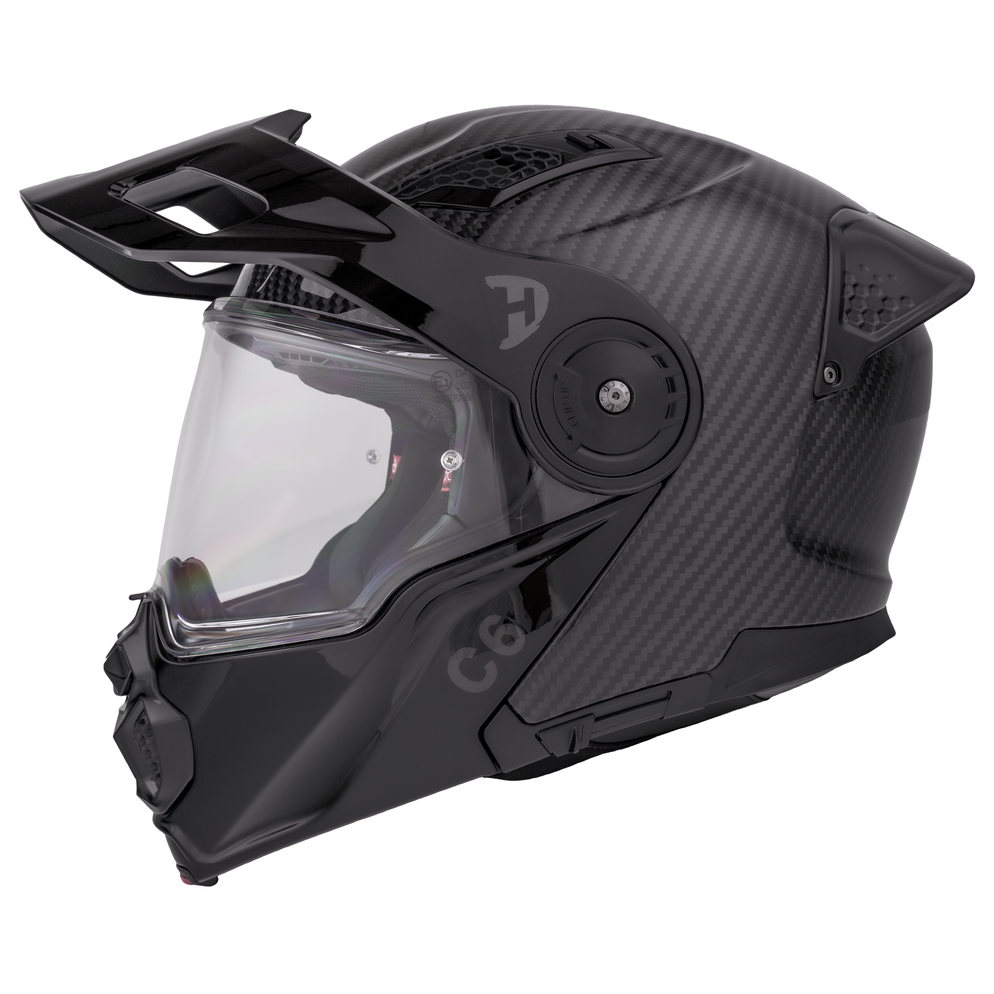 Daytona C6 Carbon Fiber Modular Motorcycle Helmet
