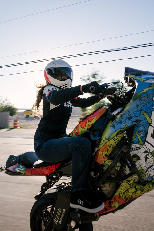 Icon Contra 3 Women's Mesh/Textile Motorcycle Jacket