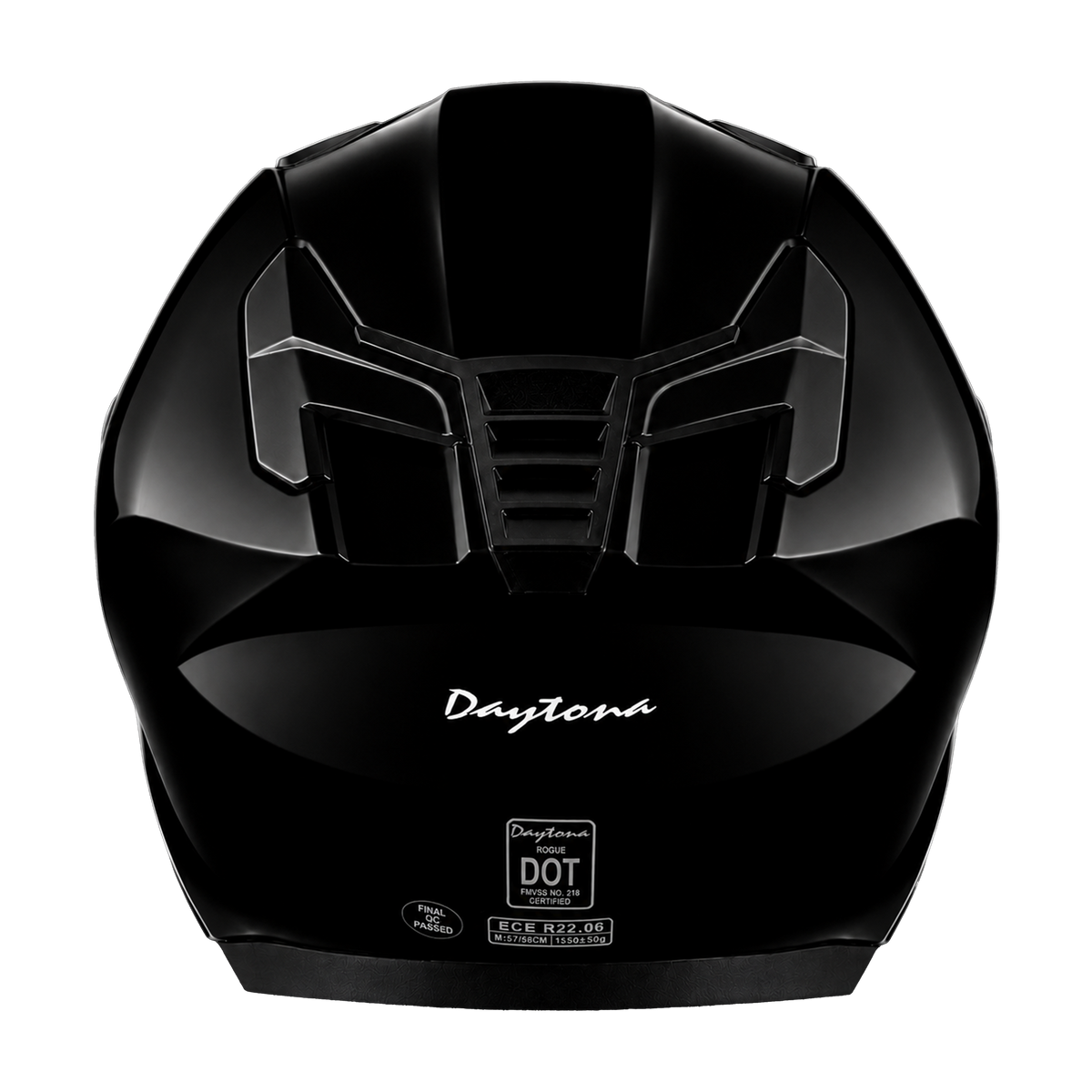 Daytona Rogue Solid Full Face Motorcycle Helmet