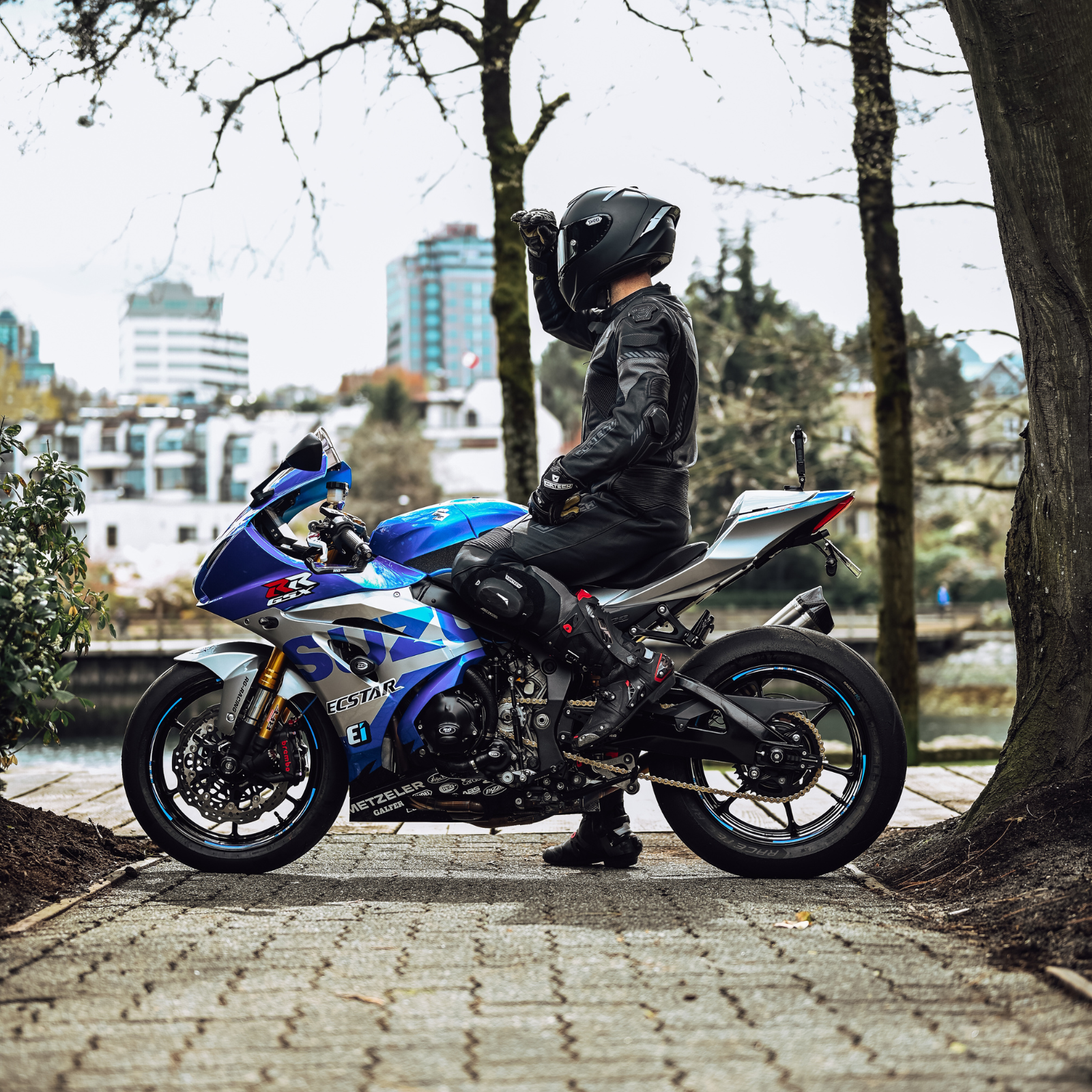 Shoei X-Fifteen Solid Full Face Motorcycle Helmet