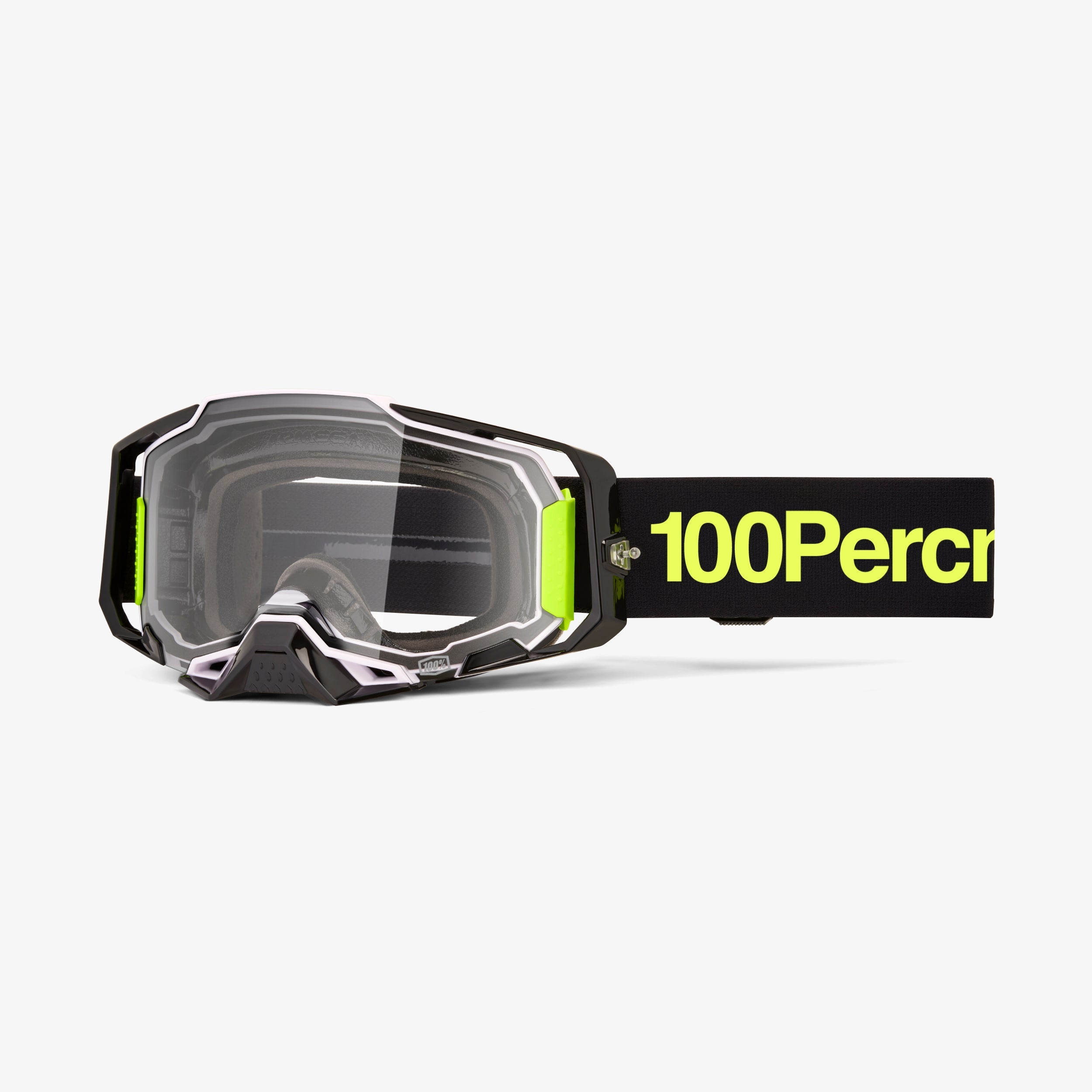 100% Armega Orban Mirror Gold & Clear Lens Goggle